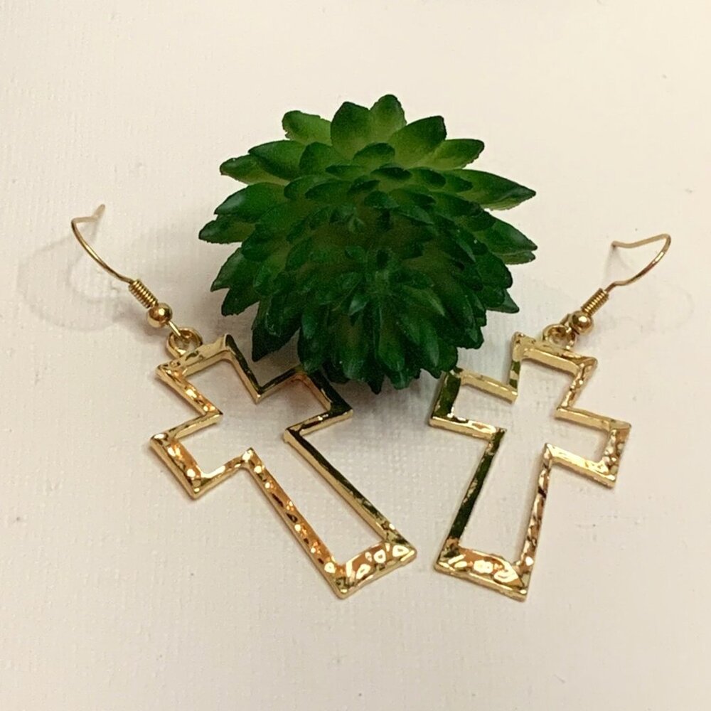 Cross Earring, Gift Idea, Christmas Earring, Religious Earring, Easter Earring